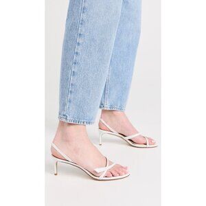 Alexandre Birman Tita Sandals in White 38 With Box Womens Leather High Heels